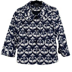 Ellen Tracy Modern Vintage Peter Pan Collar Cropped Jacket 2